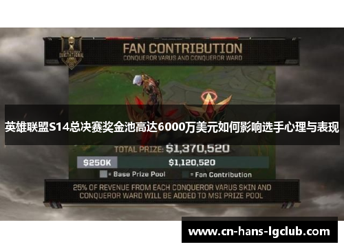 英雄联盟S14总决赛奖金池高达6000万美元如何影响选手心理与表现